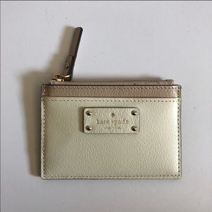 Kate Spade Adi Grove Street Card Wallet Cream